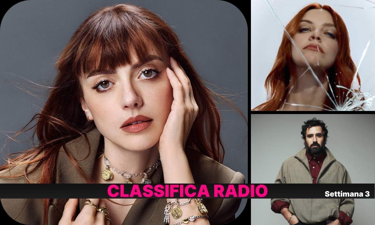 Classifica EarOne 2026 Settimana 3. Annalisa ancora prima