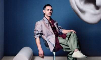 Cosmo in una foto stampa per l’album La fonte (ph. Matteo Strocchia e Marco Servina)