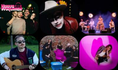 Copertina della rubrica Nuove Frequenze di All Music Italia con I Giocattoli, Ricky Bizzarro e Comeilmiele