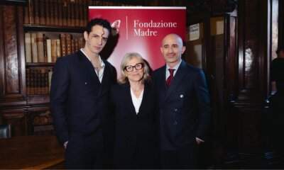 Achille Lauro alla presentazione di Fondazione Madre