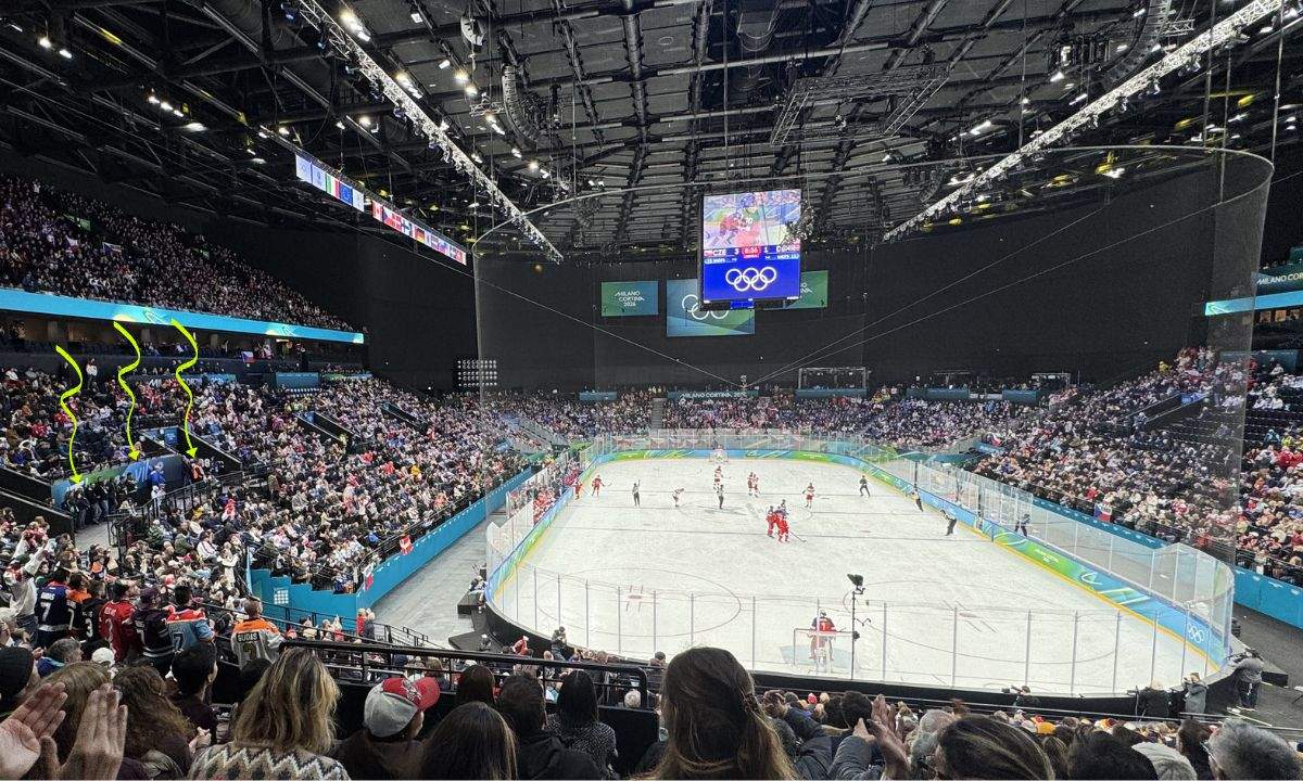 Arena Milano Santa Giulia posti accessibili integrati tra i settori a quota intermedia