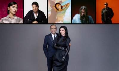 Carlo Conti e Laura Pausini con Arisa, Sayf, Luchè, Sal Da Vinci e Serena Brancale, i cinque in top 5 della terza serata di Sanremo 2026
