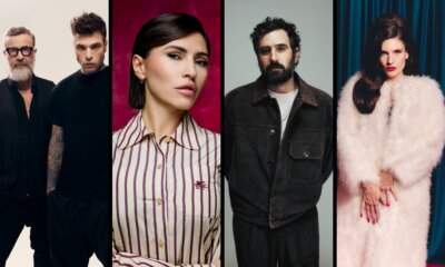 Serena Brancale, Tommaso Paradiso, Ditonellapiaga e Fedez con Marco Masini, protagonisti della prima serata di Sanremo 2026