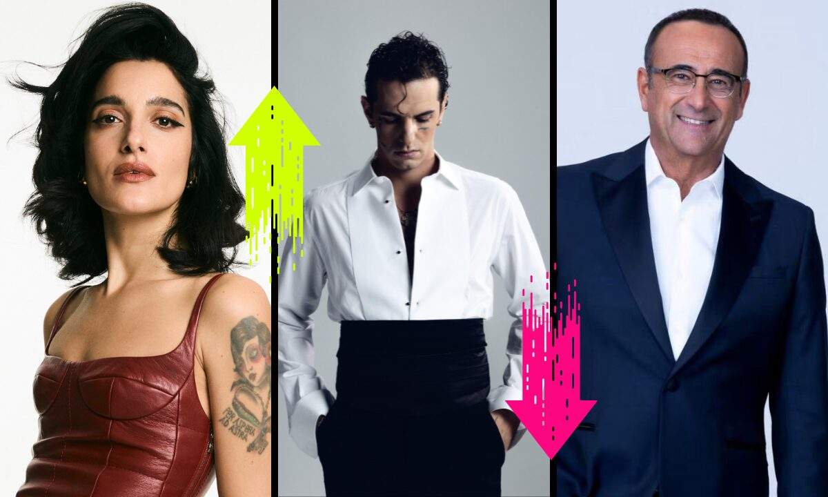 Il palco dell'Ariston durante la seconda serata del Festival di Sanremo 2026 del 25 febbraio