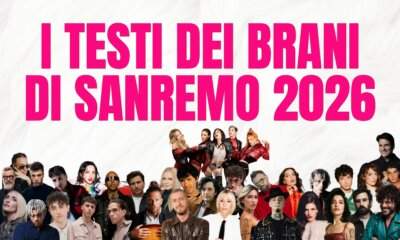 Elenco testi canzoni Festival di Sanremo 2026