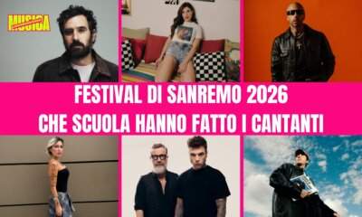 titoli di studio dei cantanti di Sanremo 2026