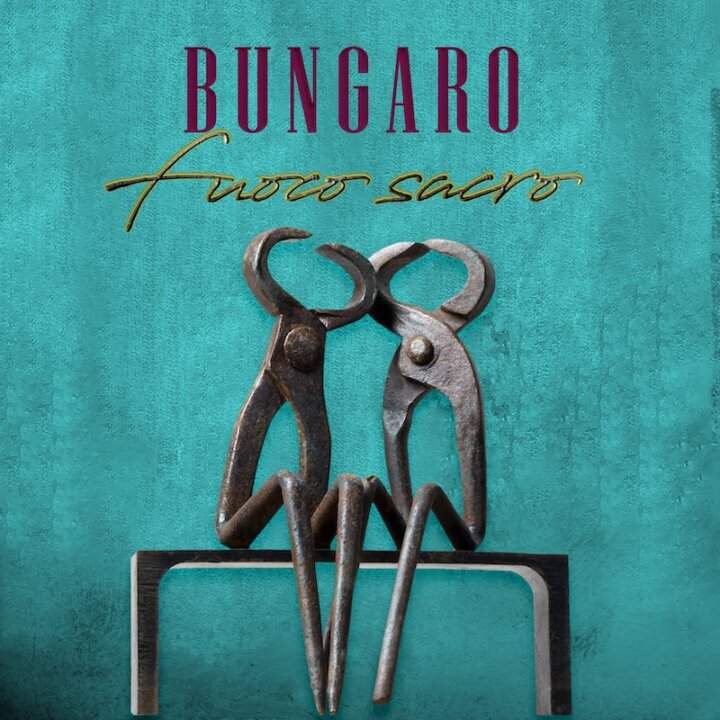 Copertina di Fuoco Sacro, nuovo album di Bungaro
