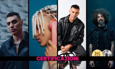 Marracash Gabry Ponte Caparezza Samurai Jay certificazioni FIMI settimana 10 2026