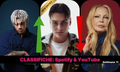 classifica Spotify YouTube settimana 11 2026 Samurai Jay Patty Pravo streaming Italia titolo immagine: Top & Flop classifica Spotify YouTube settimana 11 2026