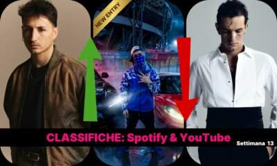 classifica Spotify YouTube settimana 13 2026 Nayt Achille Lauro