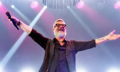 Marco Masini in concerto durante il tour Live 2026