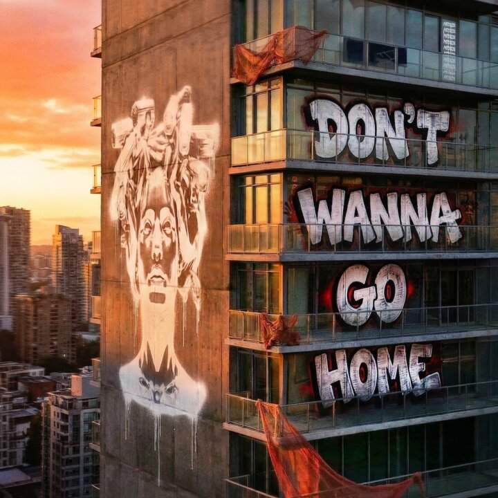 Copertina del singolo "Don't Wanna Go Home" di Meduza feat. Henry Camamile