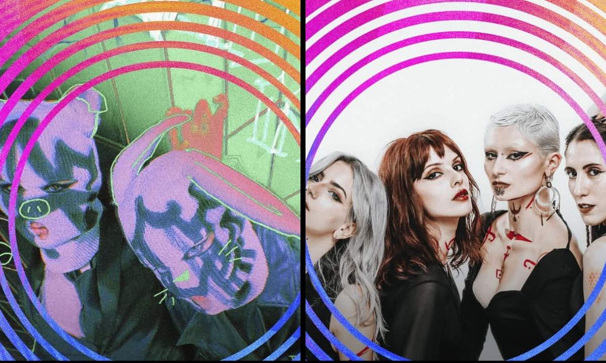 Pellegrina Pibigas ed Erisu durante la semifinale del San Marino Song Contest 2026