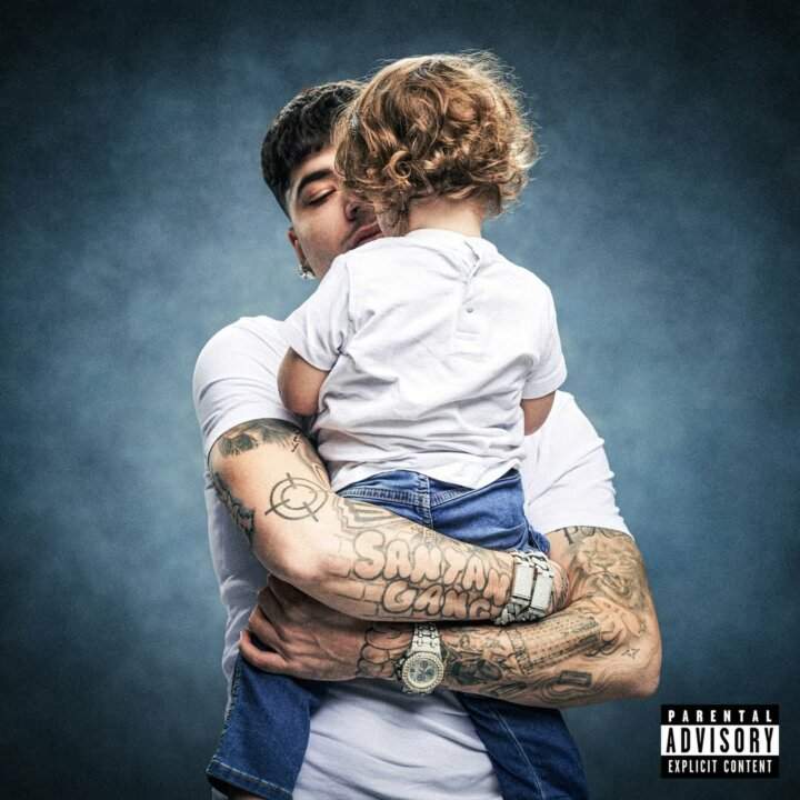 Shiva con un bambino nella copertina dell’album Vangelo