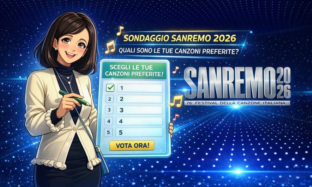 Sondaggio Sanremo 2026 canzoni preferite