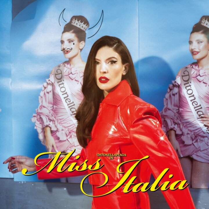 La cover del nuovo album di Ditonellapiaga Miss Italia