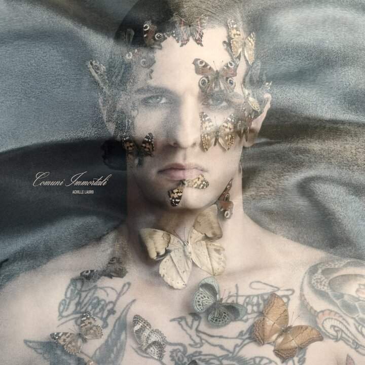 Copertina di Comuni Immortali, la nuova edizione speciale dell'album di Achille Lauro in uscita il 17 aprile 2026