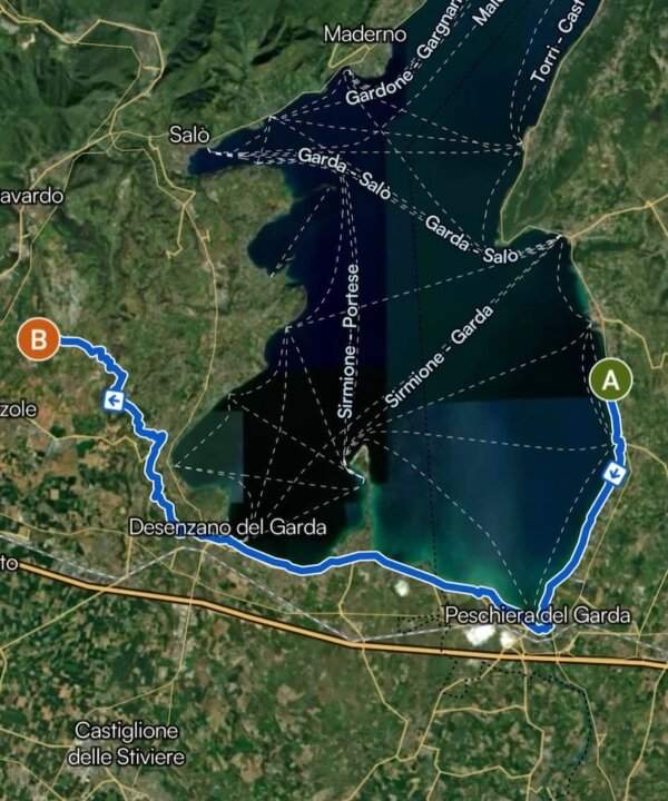 Blanco: mappa del percorso di 42 kilometri per consegnare l'album Ma' alla madre
