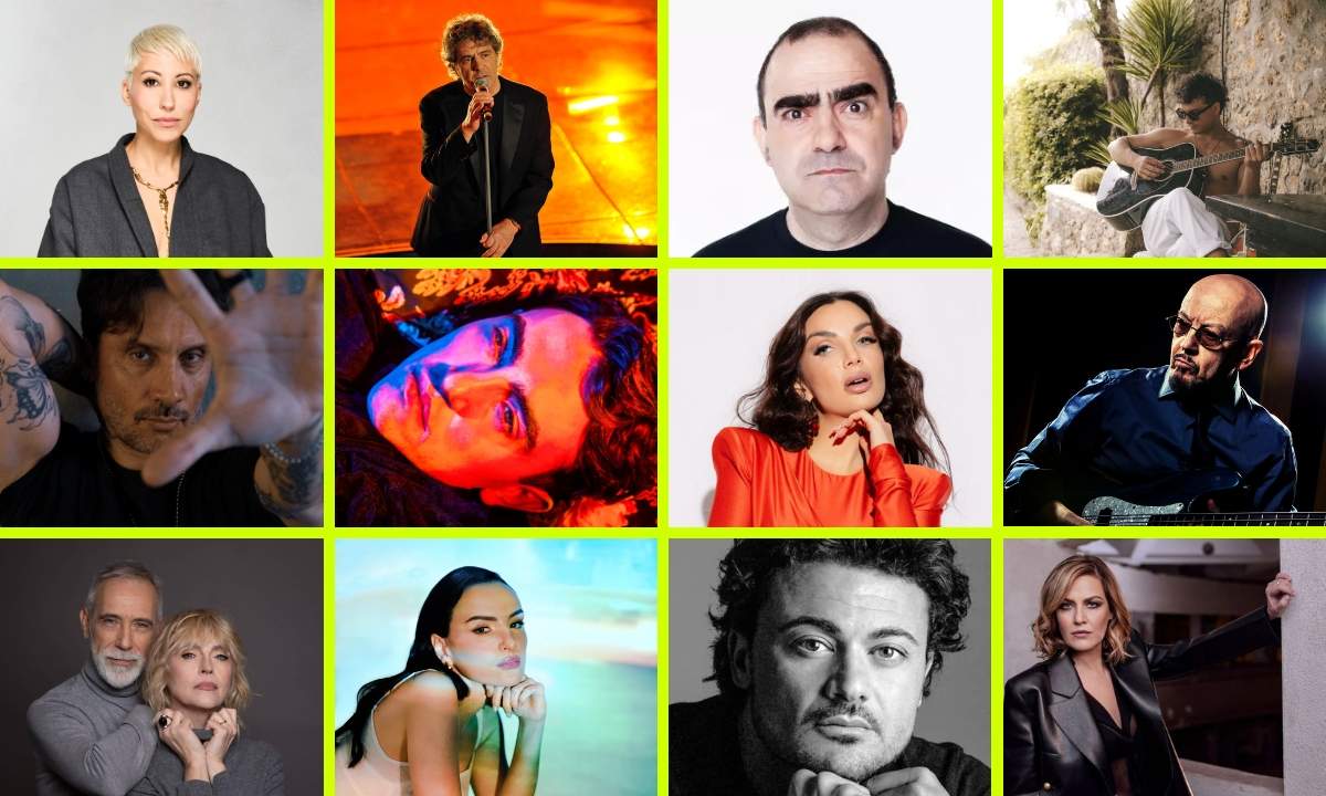 Il cast di Canzonissima 2026 sul palco di Rai 1 per la quarta puntata