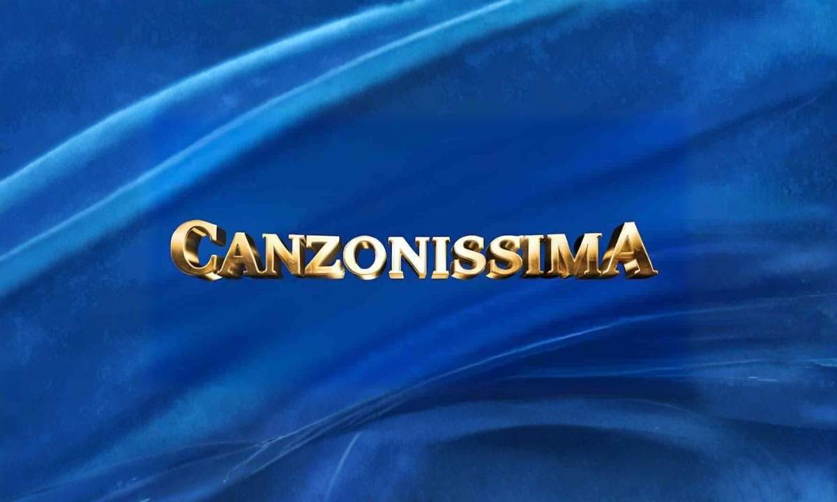Logo ufficiale di Canzonissima 2026, il programma di Rai 1 condotto da Milly Carlucci