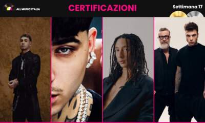 Capo Plaza, Shiva, Ghali, Marco Masini e Fedez nelle certificazioni FIMI della settimana 17 del 2026