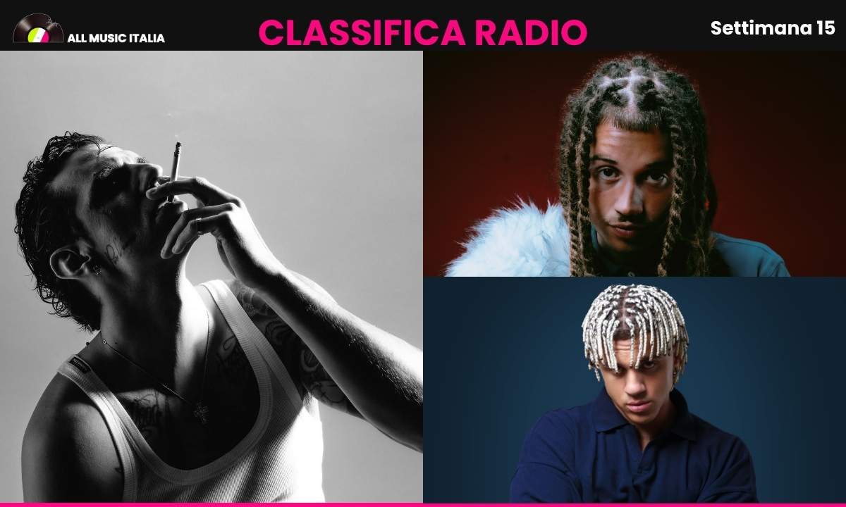 Achille Lauro e Tiziano Ferro per la classifica EarOne Radio settimana 15 del 2026