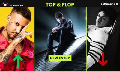 Classifica Spotify YouTube settimana 16 2026 top flop streaming Italia