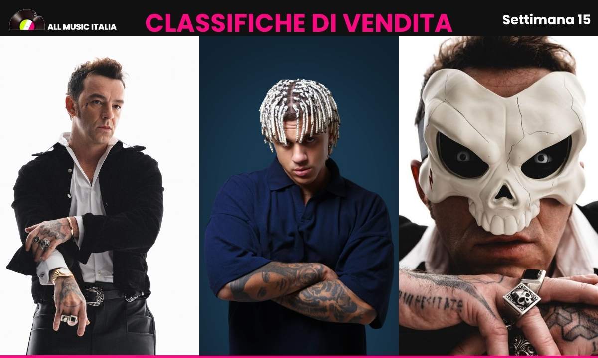 Salmo e Samurai Jay protagonisti delle classifiche FIMI settimana 15 del 2026