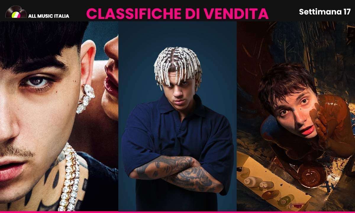 Grafica di All Music Italia sulle Classifiche FIMI della settimana 17 del 2026 con Shiva, Madame e Samurai Jay tra i protagonisti di album e singoli