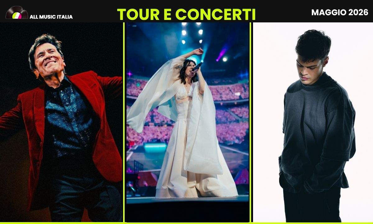 Concerti maggio 2026 in Italia con Blanco Elisa e Gianni Morandi