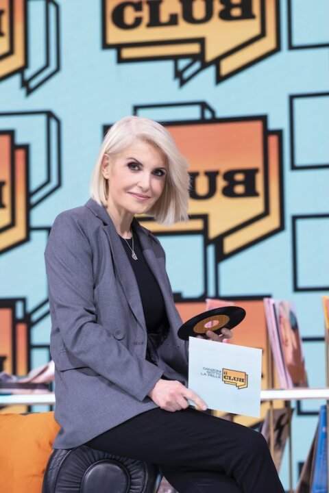 Federica Gentile nello studio di Il Club - Canzoni sotto la pelle