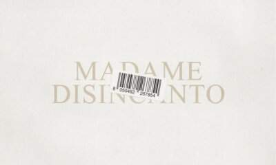 Copertina dell'album Disincanto di Madame con codice a barre su sfondo bianco