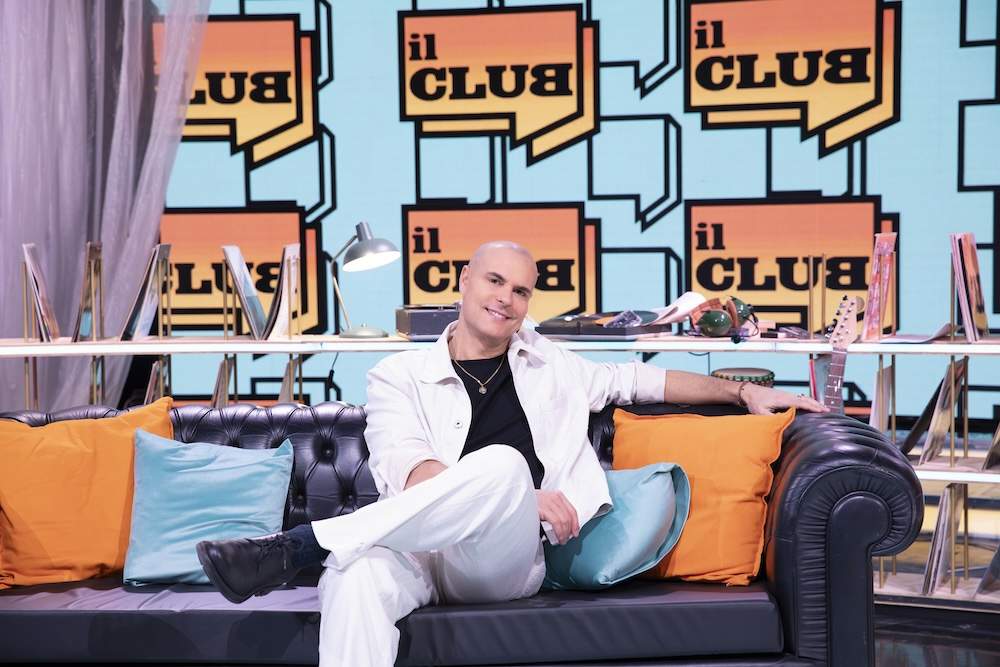 Niccolò Agliardi nello studio di Il Club - Canzoni sotto la pelle