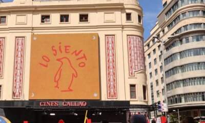 Cartellone con pinguino e scritta Sorry legato al possibile nuovo singolo dei Pinguini Tattici Nucleari