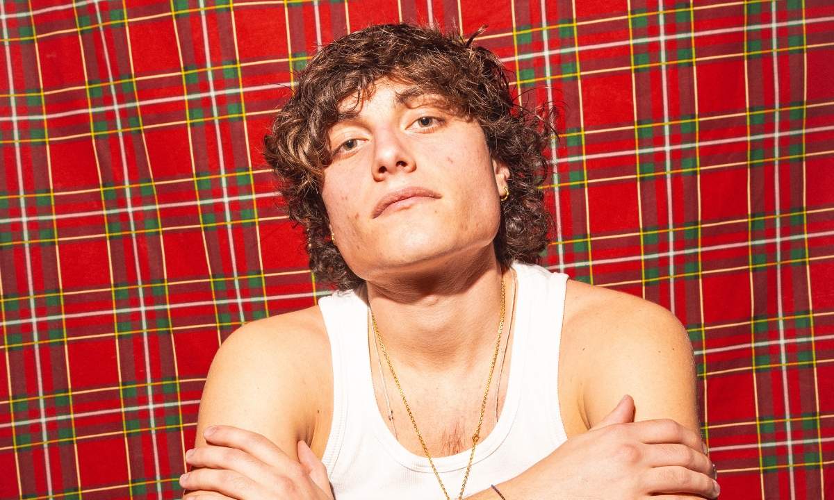 Seltsam in posa per la presentazione del live MammaRoma all'Alcazar di Roma, maggio 2026