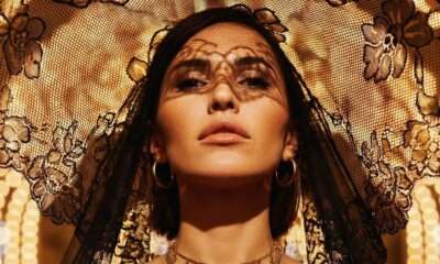 Serena Brancale durante la videointervista per il nuovo album SACRO