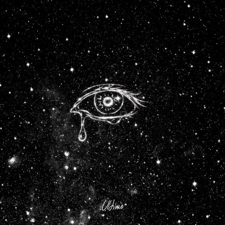 Copertina di Ultimo - Questa insensata voglia di te nuovo singolo, rappresentante infinito e un occhio occhio al centro