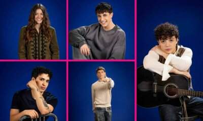 Elena D'Elia, Emiliano Fiasco, Nicola Marchionni, Alessio Di Ponzio e Lorenzo Salvetti finalisti di Amici 25 il 17 maggio 2026
