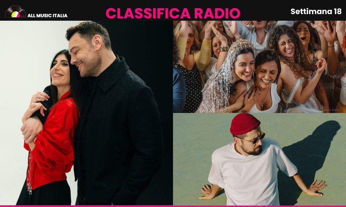 Classifica EarOne settimana 18 2026 con Tiziano Ferro e Giorgia al primo posto