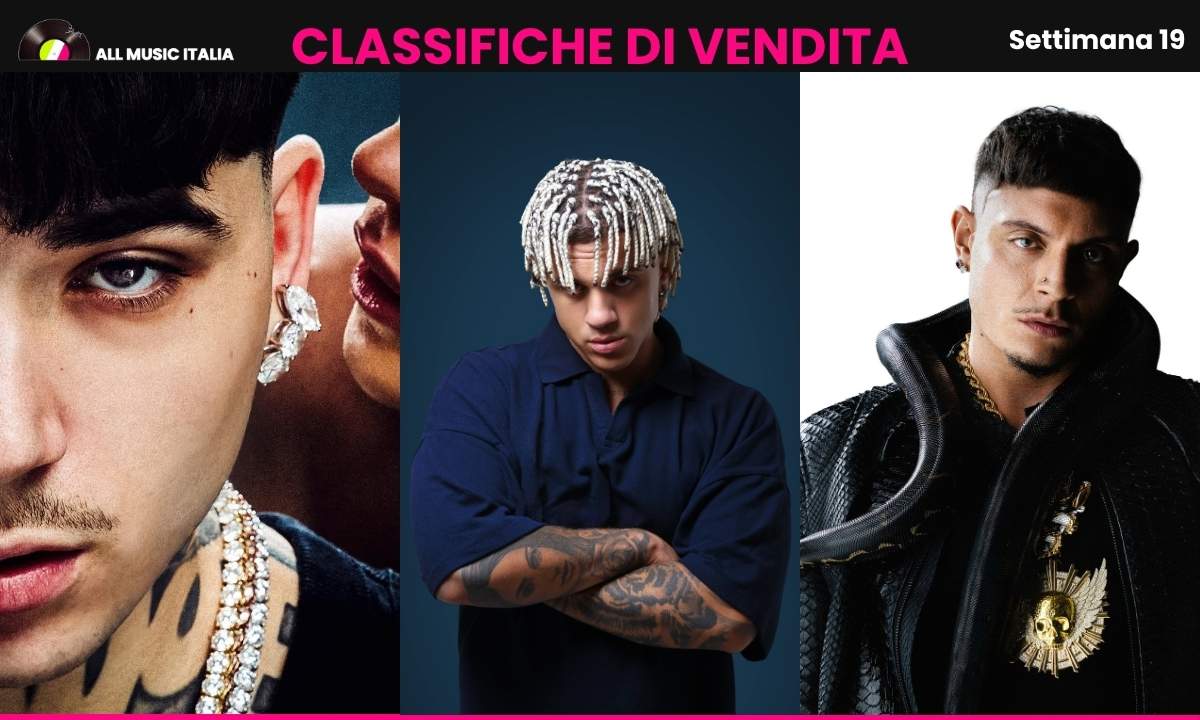 Classifiche FIMI settimana 19 2026, Shiva al numero 1 album con Vangelo, Samurai Jay numero 1 singoli con Ossessione, Nerissima Serpe al debutto