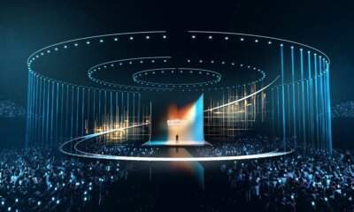 Il palco dell’Eurovision Song Contest 2026 alla Wiener Stadthalle di Vienna
