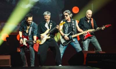 Luciano Ligabue sul palco dell’Unipol Dome di Milano durante il concerto inaugurale del 6 maggio 2026
