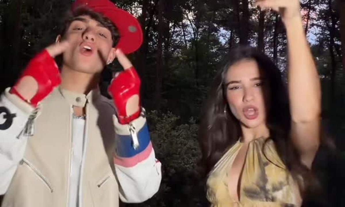 Luk3 e Cristina Lora in una scena del videoclip di Melodrammatica, duetto in uscita il 5 giugno 2026