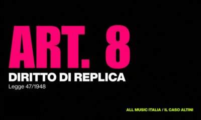 Diritto di replica ex art. 8 Legge 47/1948 - Replica di Antonio Altini su All Music Italia