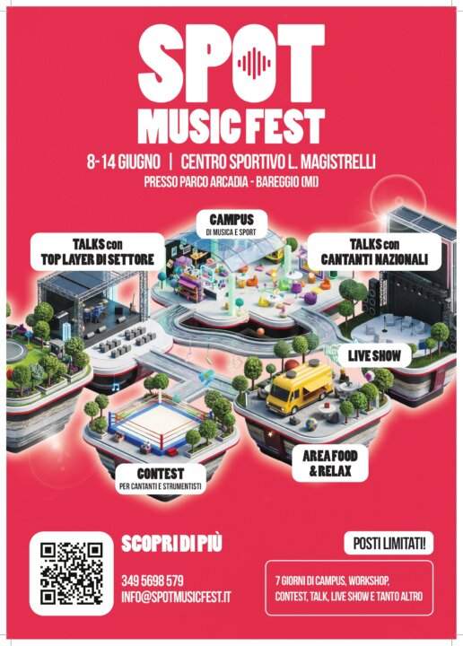 Official graphics of the Spot Music Fest 2026 in Bareggio