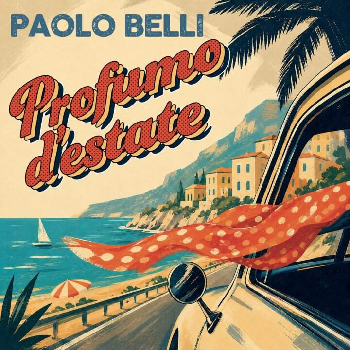 cover del nuovo singolo estivo di Paolo Belli Profumo d'estate