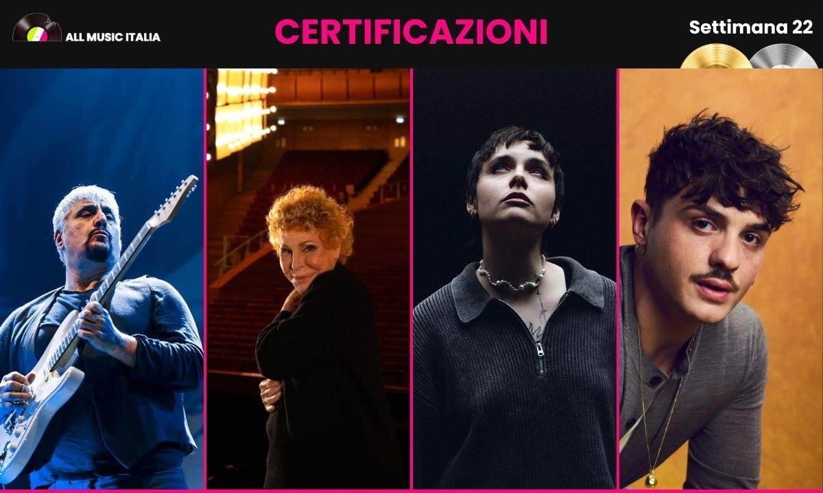 Pino Daniele, Ornella Vanoni, Madame e Olly tra i certificati FIMI della settimana 22 del 2026