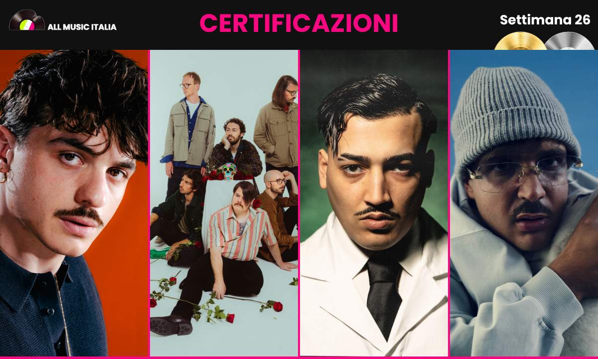 Certificazioni FIMI settimana 26 2026: Olly, Pinguini Tattici Nucleari, Geolier e Simba La Rue