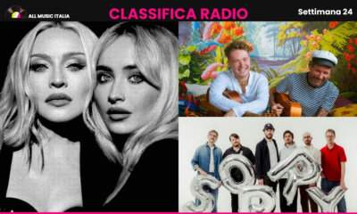 La classifica EarOne dell'airplay radio della settimana 24 2026 con Madonna, Sabrina Carpenter e i Pinguini Tattici Nucleari