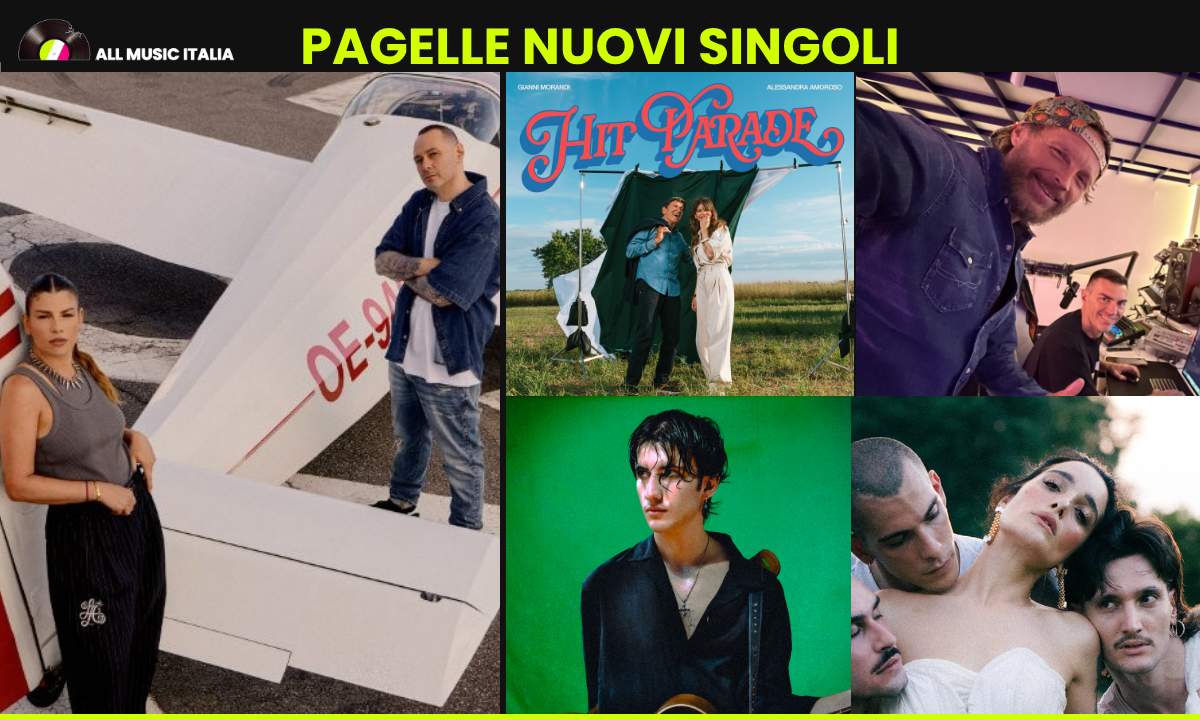 Collage degli artisti recensiti nelle pagelle dei nuovi singoli del 26 giugno 2026